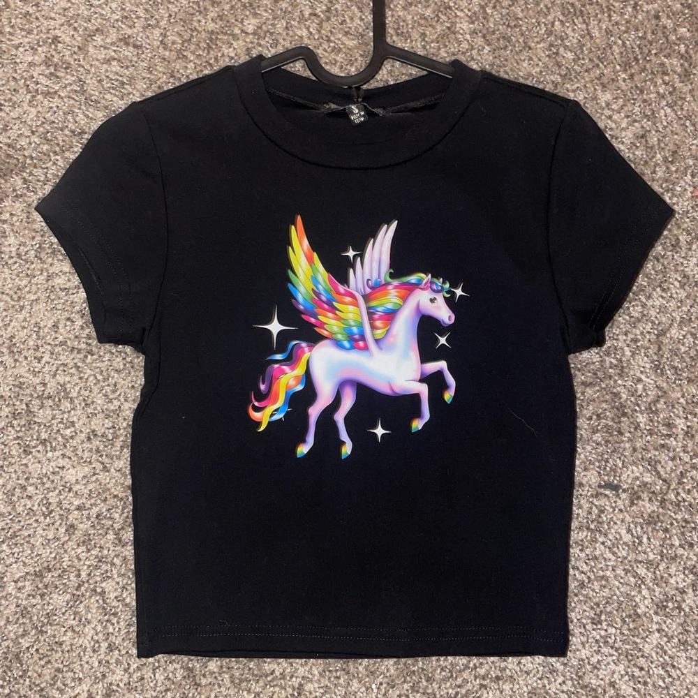 unicorn baby tee